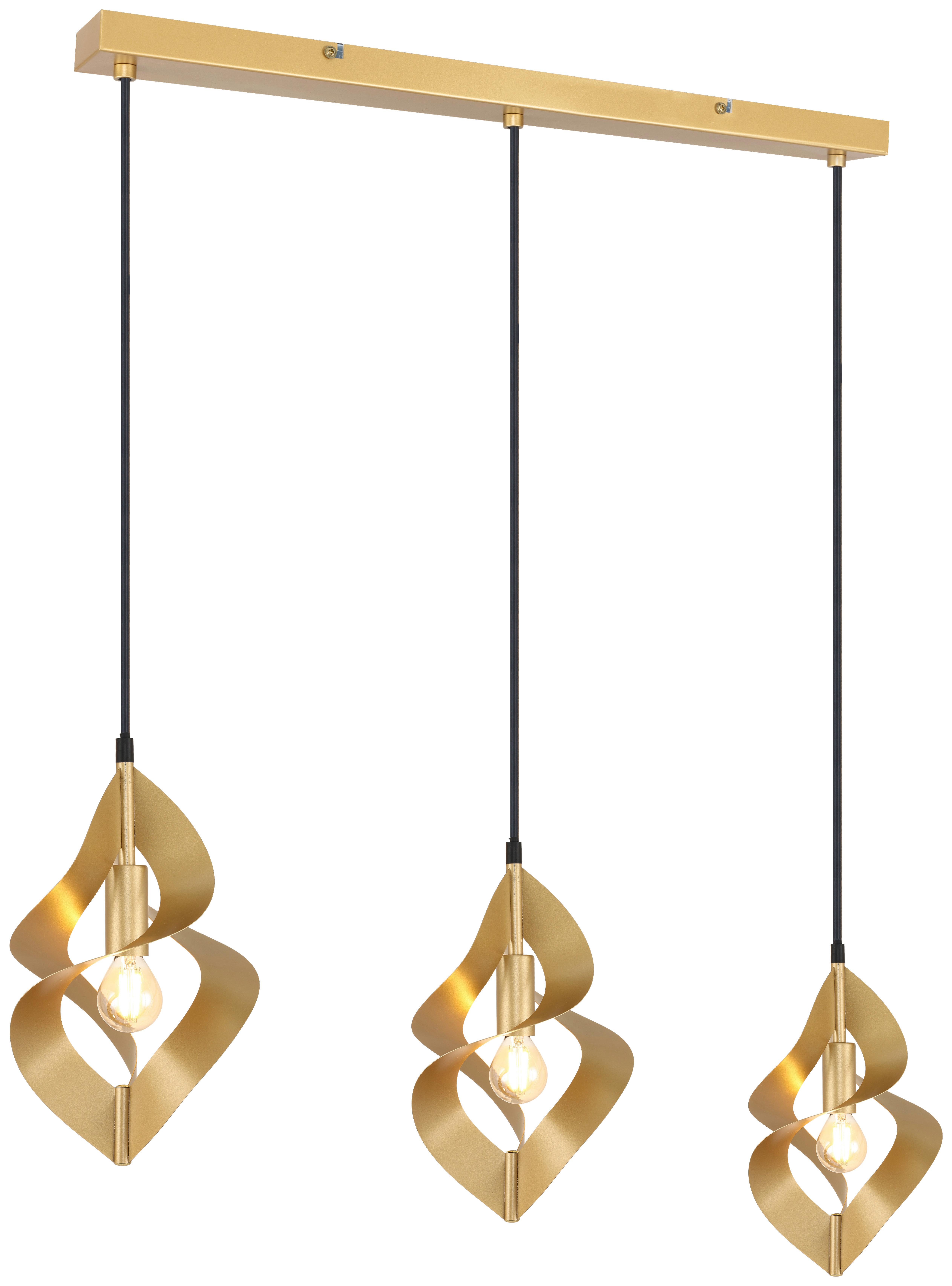 LAMPA WISZĄCA DORISA - kolor złoty, Design, metal (70/17/120cm) - Collett's Monde