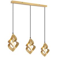 LAMPA WISZĄCA DORISA - kolor złoty, Design, metal (70/17/120cm) - Collett's Monde