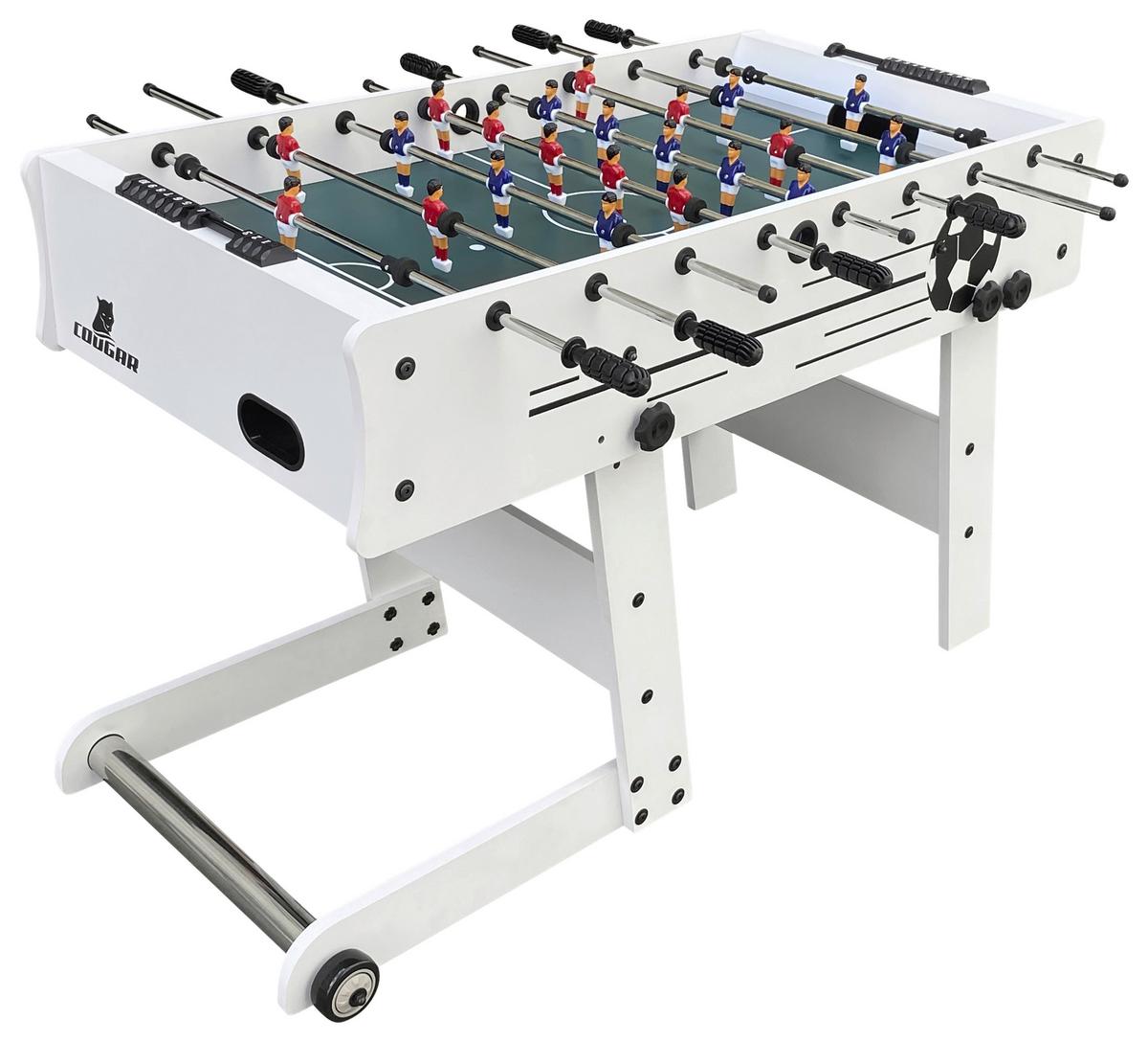 Tischfußball Scorpion Kick - Weiß, KONVENTIONELL, Holz (61/81/122cm) - Ambia Garden