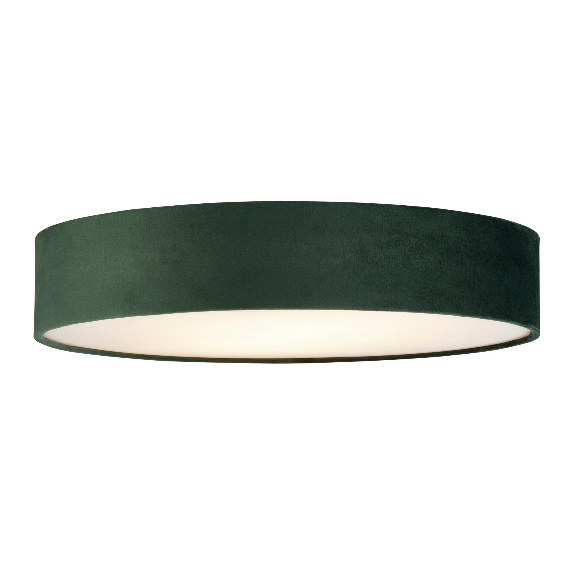 Mennyezeti Lámpa Drum 23298-3gr - zöld, Design, textil/fém (50/50/10cm)