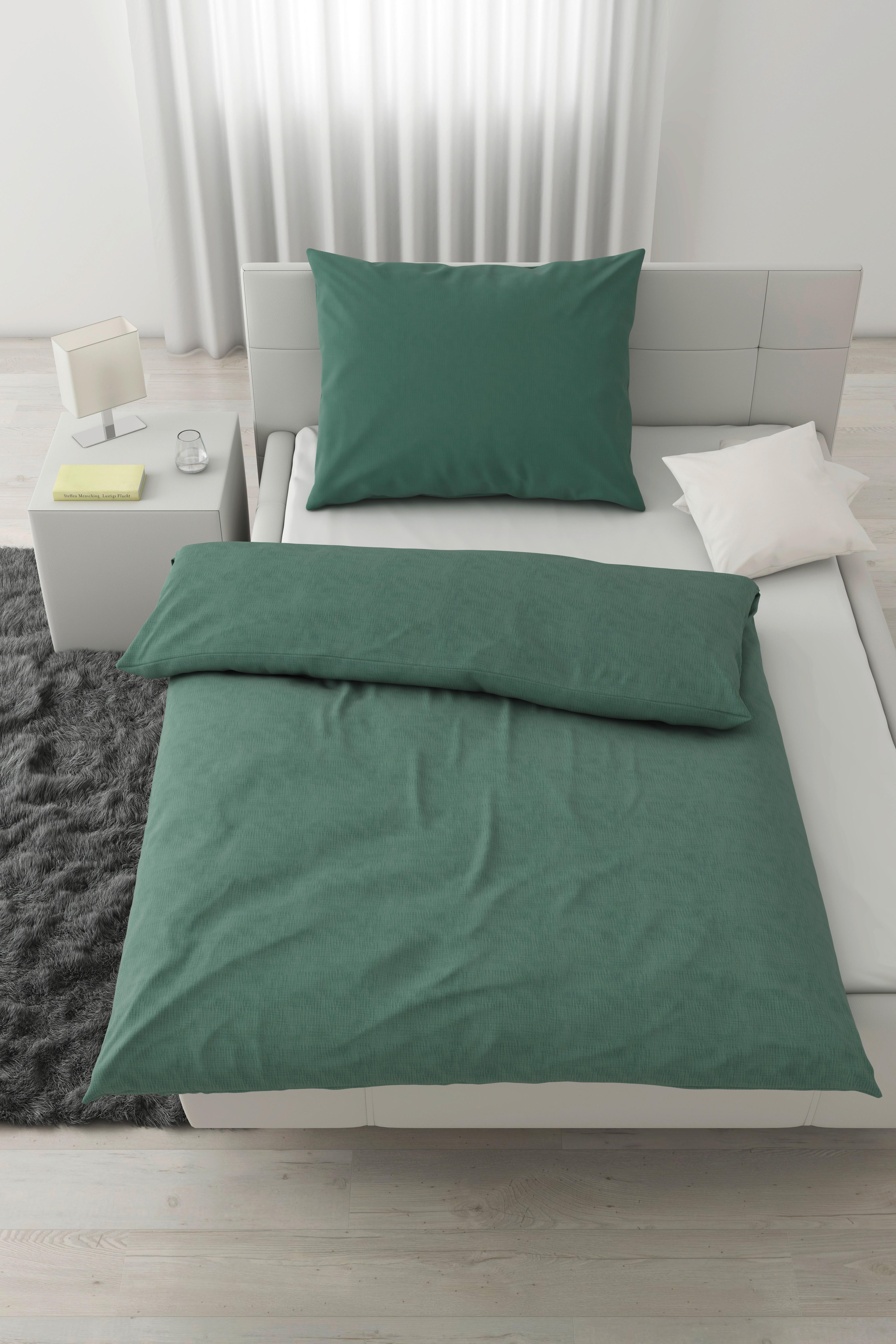 Ágyneműhuzat-garnitúra Melissa - zöld, Modern, textil (140/200cm) - Modern Living
