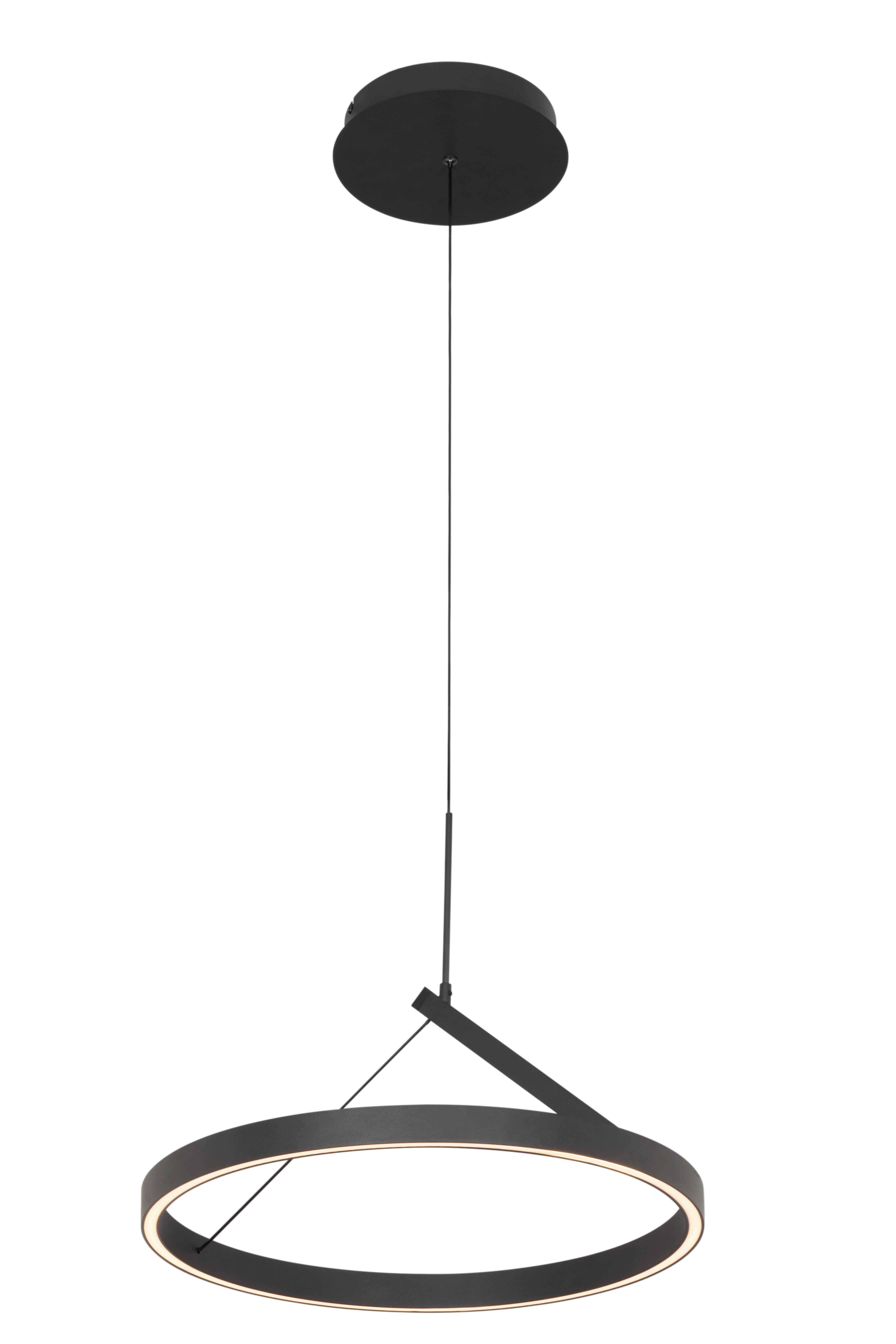 LAMPA WISZĄCA LED AERO *DK* - czarny, Design, metal (45/150cm) - Dieter Knoll
