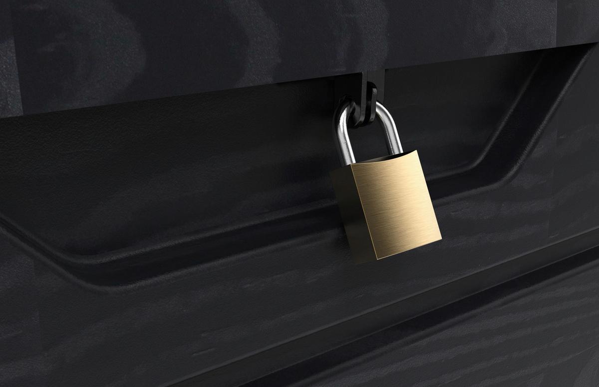 Kissenbox Dolomiti Anthrazit Kunststoff - Anthrazit, Basics, Kunststoff (146/85/82cm) - Mömax