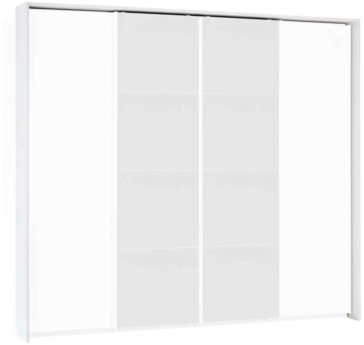 Ramă pentru dulap BENSHEIM - alb, Konventionell, material pe bază de lemn (368/233/64cm) - James Wood