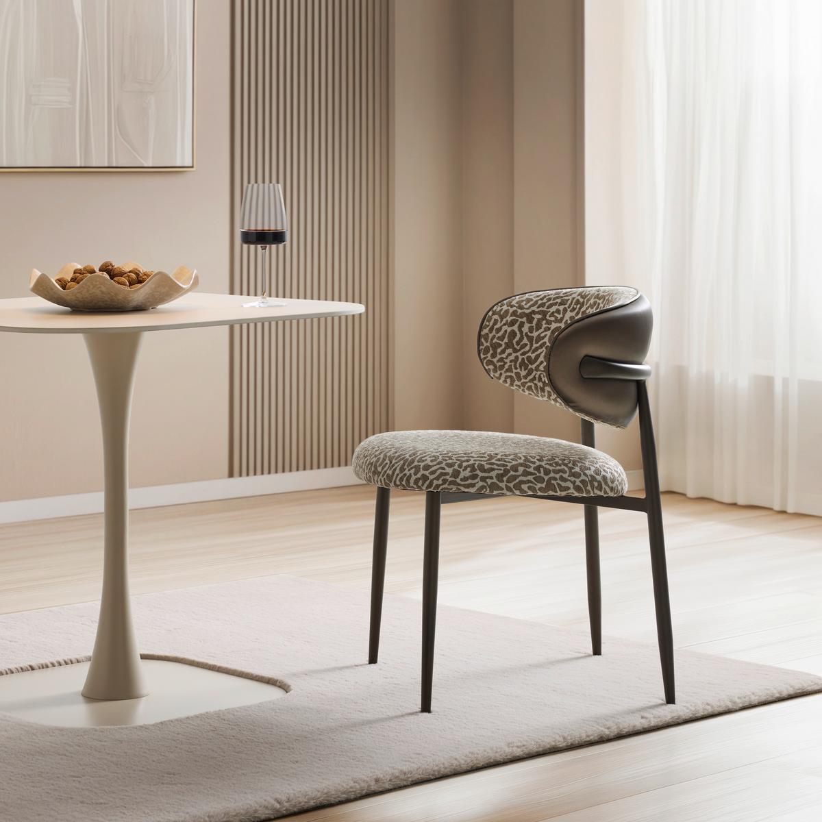 Sessel Leano Braun - Braun, LIFESTYLE, Textil/Metall (54/80/59cm) - Premium Living