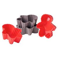 Set pentru brioșe Pure Christmas - roșu/gri, Konventionell, plastic - Modern Living