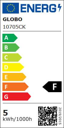 LED-Leuchtmittel 10705CK max. 4,7 Watt - Klar, Glas (5/5,3cm)