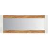 VÄGGSPEGEL LEONARDO - vit/ekfärgad, Modern, trämaterial/glas (60/160/2cm) - Mömax