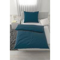 Lenjerie de pat Xenia Uni, 140x200/50x70 cm - albastru, Modern, textil (140/200cm) - Premium Living