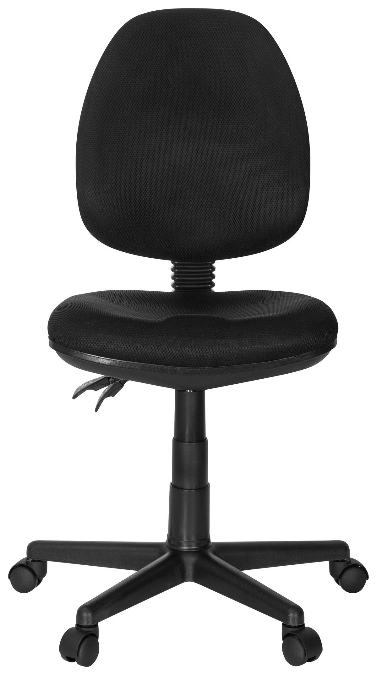 Vrtljivi Stol City 25, Črna - črna, Moderno, umetna masa/tekstil (57/86/58cm) - MID.YOU