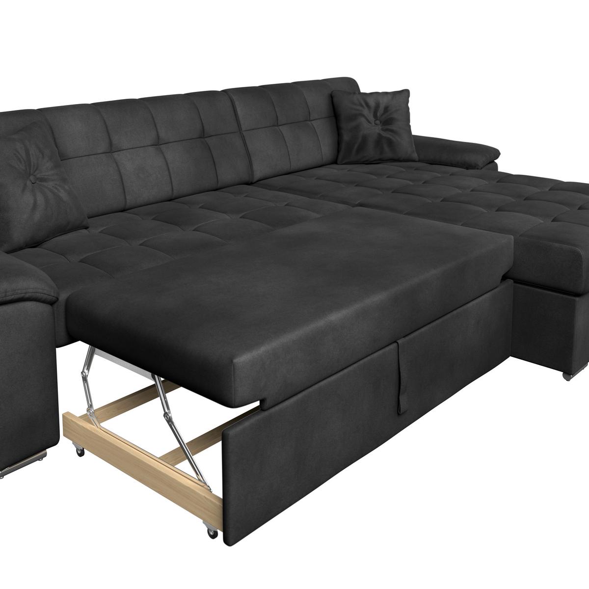 Coltar BALI - negru, Trend, textil (257/167cm) - Modern Living