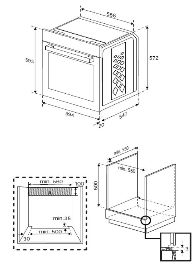 Einbaubackofen BCBISA17400KSBMPS - Schwarz, MODERN (59,4/59,5/56,7cm) - Beko