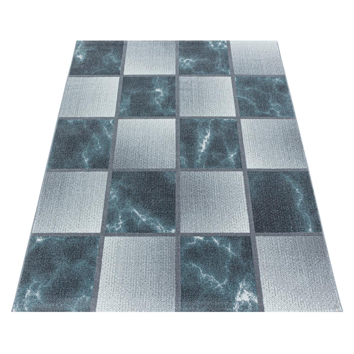 Webteppich Ottawa Blau ca. 140x200cm - Blau, Design, Textil (140/200cm)