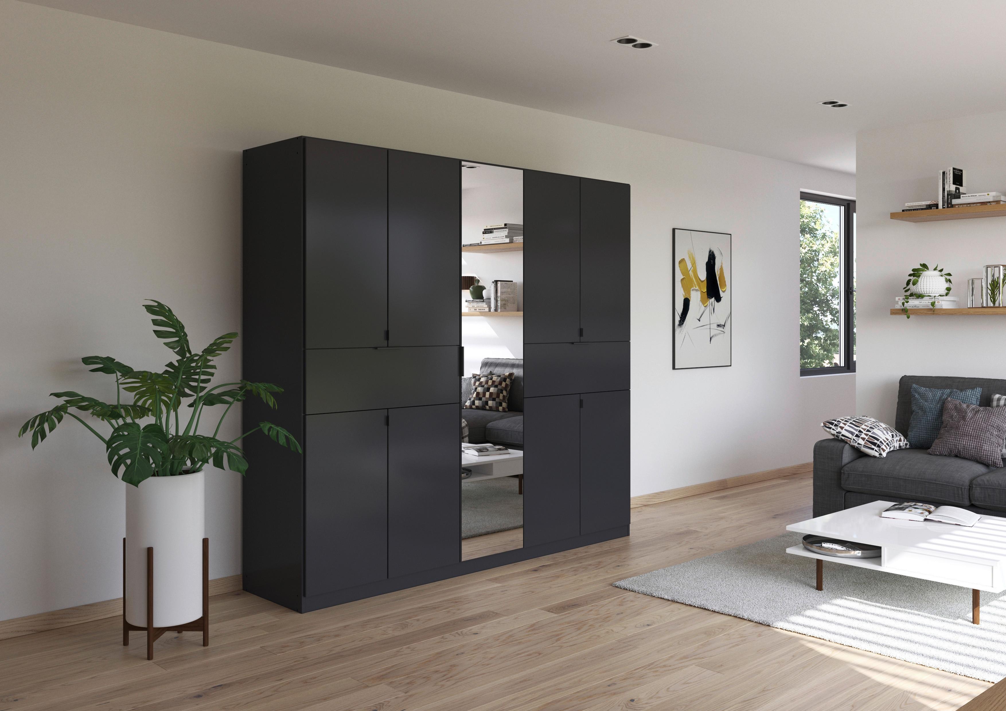 Ormar S Klasičnim Vratima Ticao - siva/srebrne boje, Moderno, drvni materijal/metal (226/210/54cm) - Modern Living