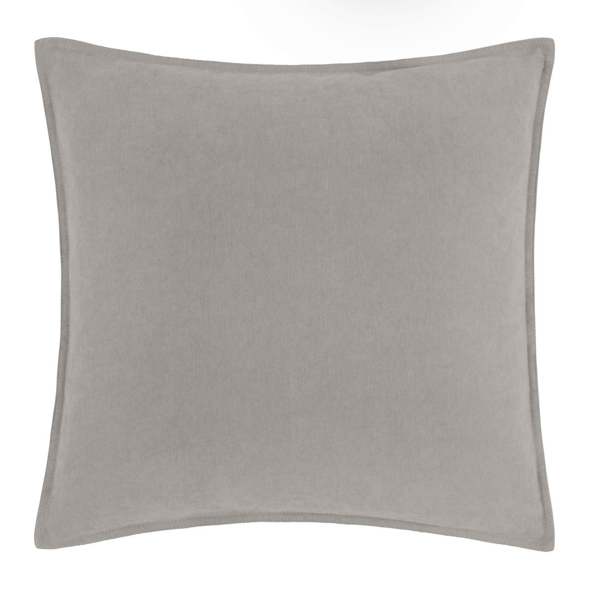 Zierkissen Nathi in Grau ca. 45x45cm - Grau, KONVENTIONELL, Textil (45/45cm) - Modern Living