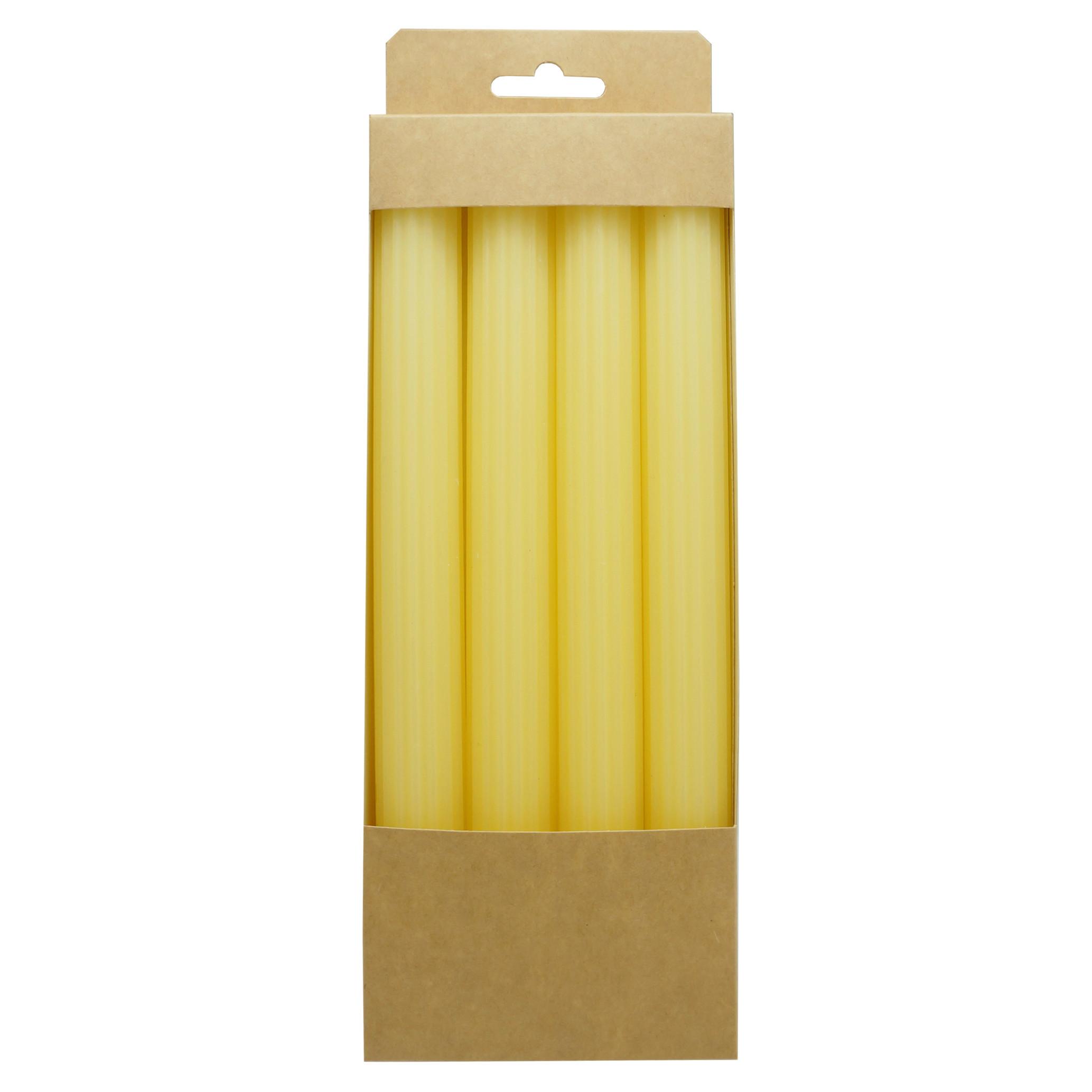 Set Namiznih Sveč Liona - rumena, parafin (2,2/24cm) - Mömax