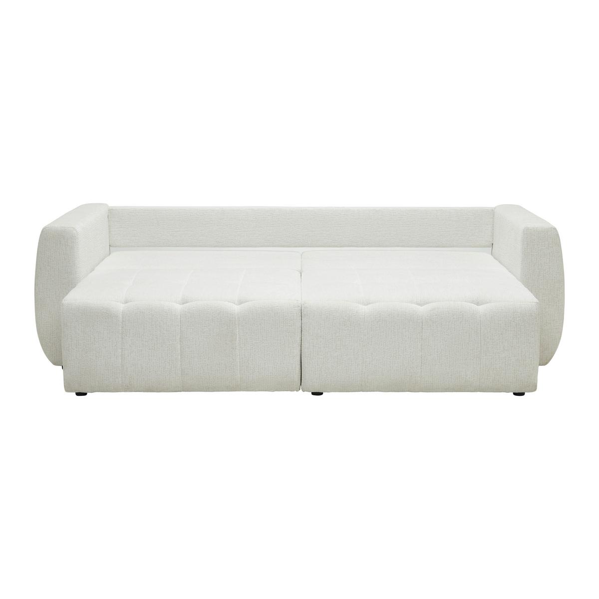 Schlafsofa Bologna Creme - Beige/Creme, Holz/Textil (245/74-90/104cm) - Mömax