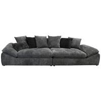 Velika Sofa Diun - siva/crna, Trend, tekstil (310/76-90/124cm) - Luca Bessoni