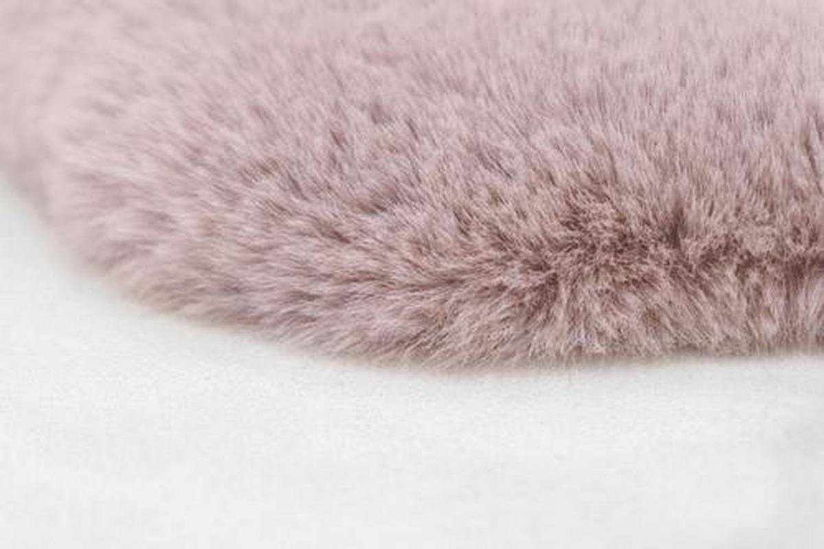Hochflorteppich 4ofhq-60-90-O Rabbit - Rosa, Trend, Textil (60/90cm) - Kayoom