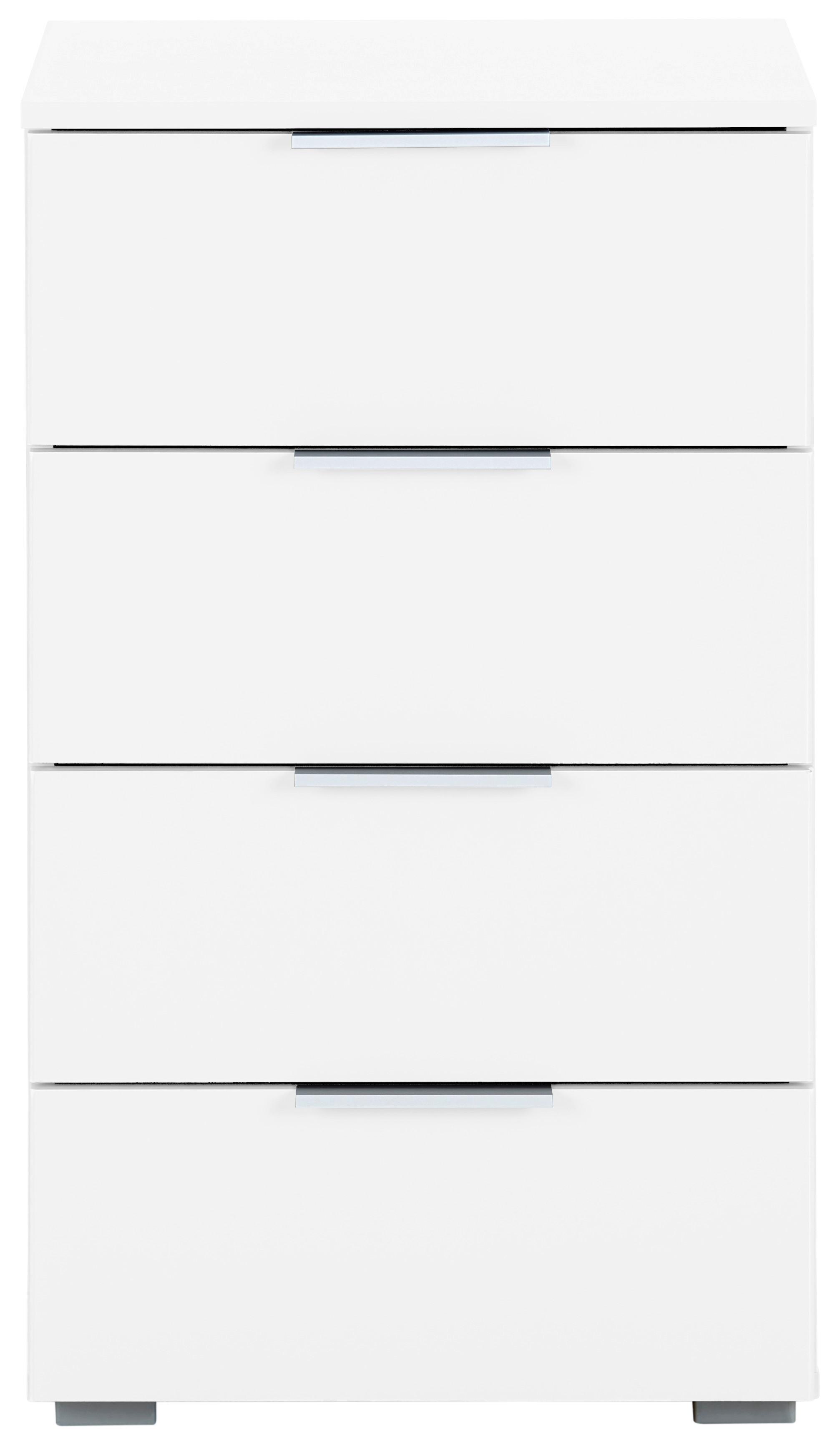 NOPTIERA ALABAMA - alb, Modern, material pe bază de lemn (47/81/42cm) - Modern Living