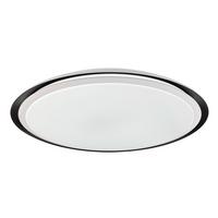 LED-Deckenleuchte Xaver max. 40 Watt - Opal/Schwarz, Kunststoff/Metall (56/8,5cm)