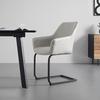 SVIKTSTOL PRIA - ljusgrå/svart, Modern, metall/trä (61/85/62cm) - Bessagi Home