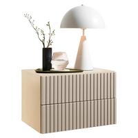 SZAFKA NOCNA TABONI - kaszmir, Modern, materiał drewnopochodny (42/28/30cm) - Boxxx