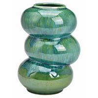 Vase aus Porzellan Grün - Grün, Basics, Keramik (16/25/16cm)
