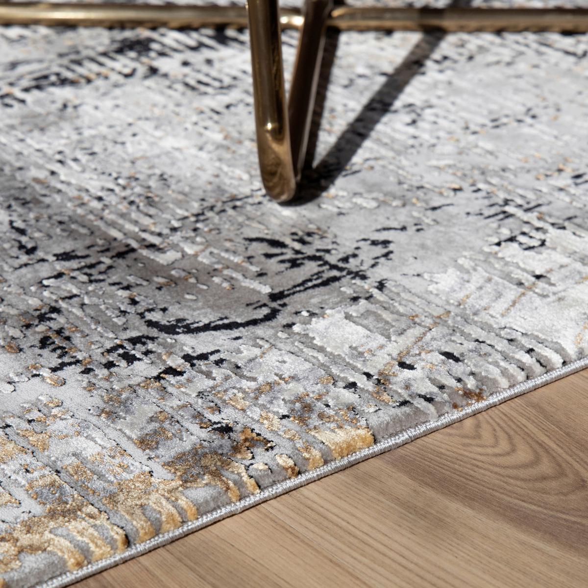 Webteppich My Jewel Of Obsession - Grau, Konventionell, Textil (140/200cm)
