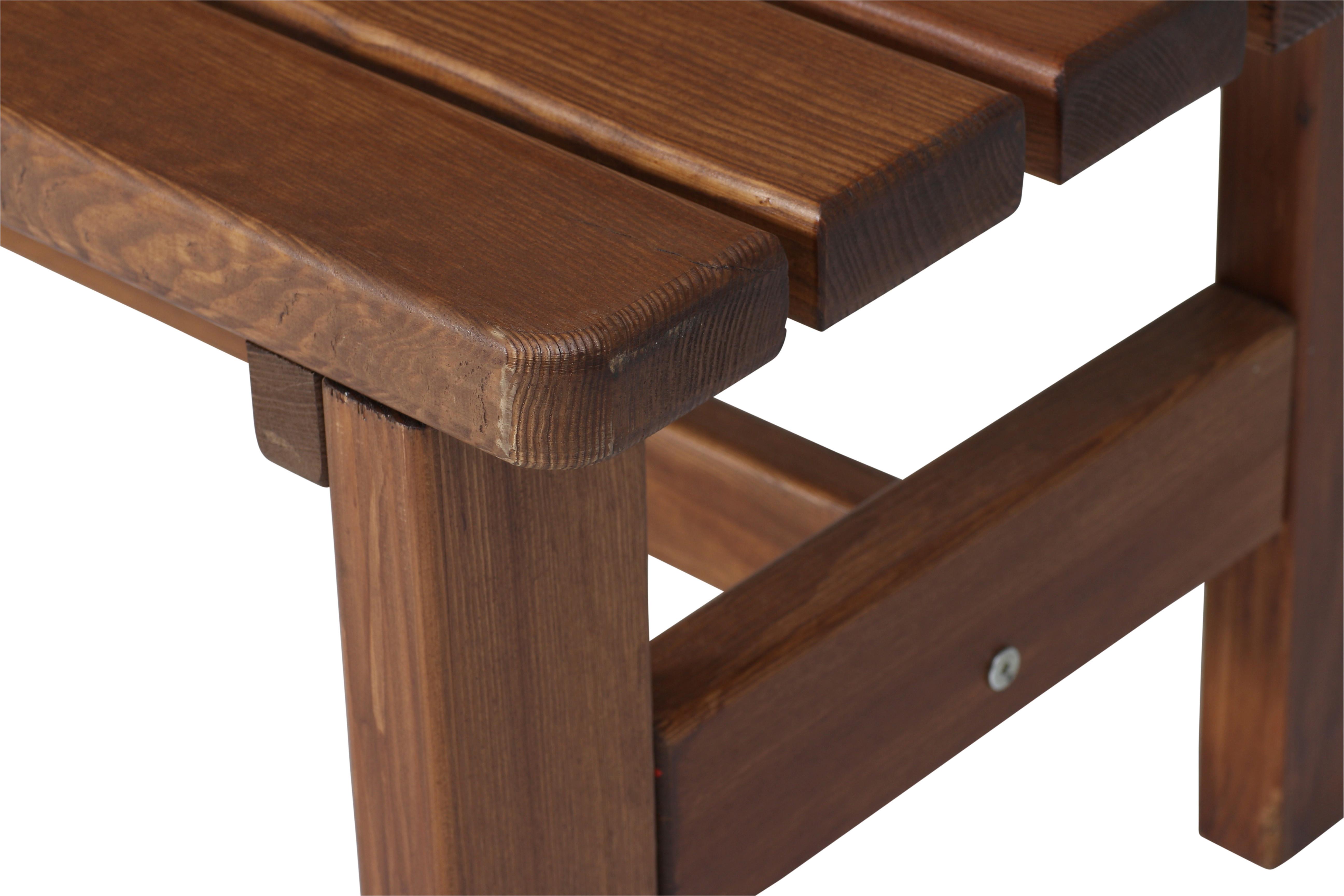 BIERTISCHGARNITUR H32377 - Braun, KONVENTIONELL, Holz - Siena Garden