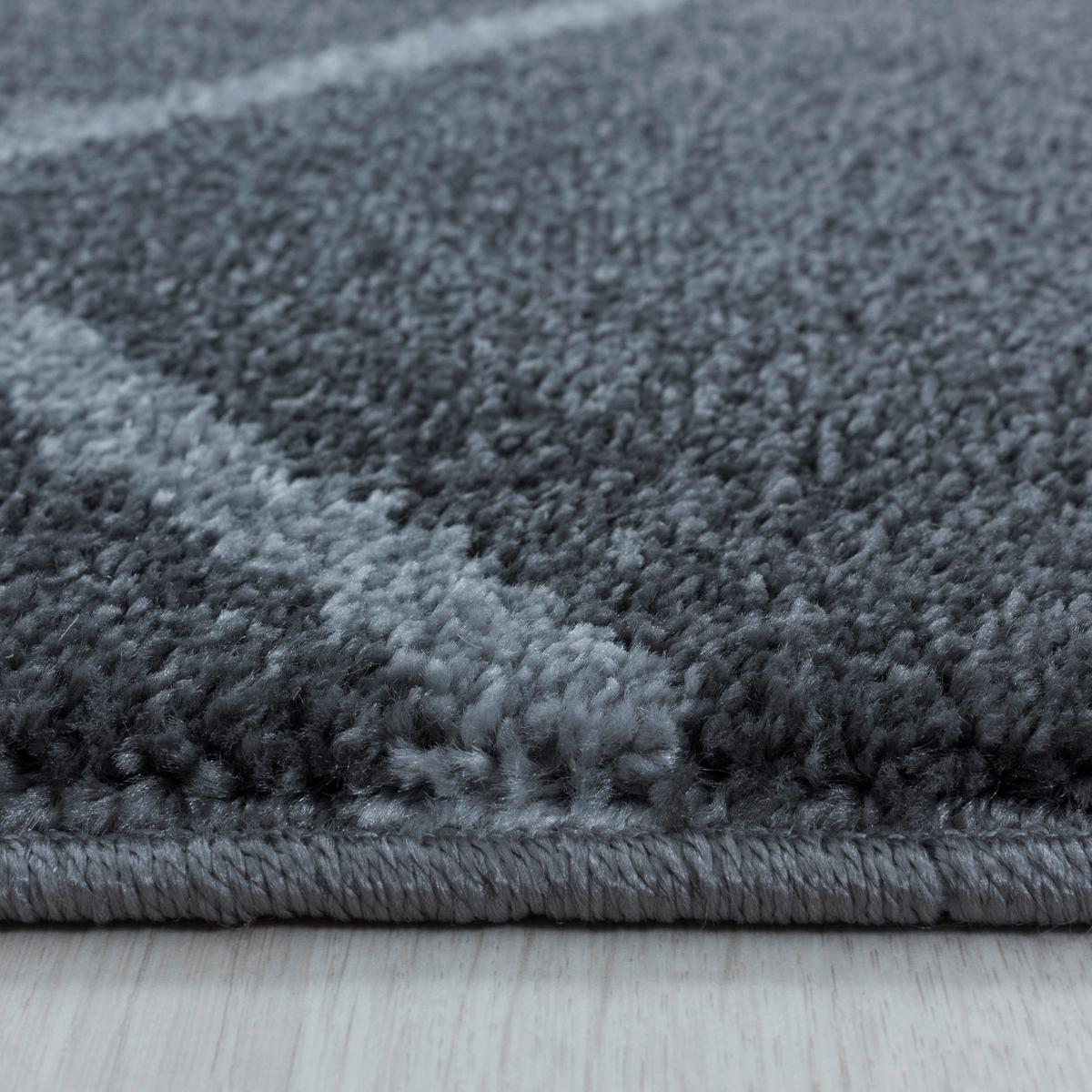 Hochflorteppich Rio Grau ca. 140x200cm - Grau, Basics, Textil (140/200cm)