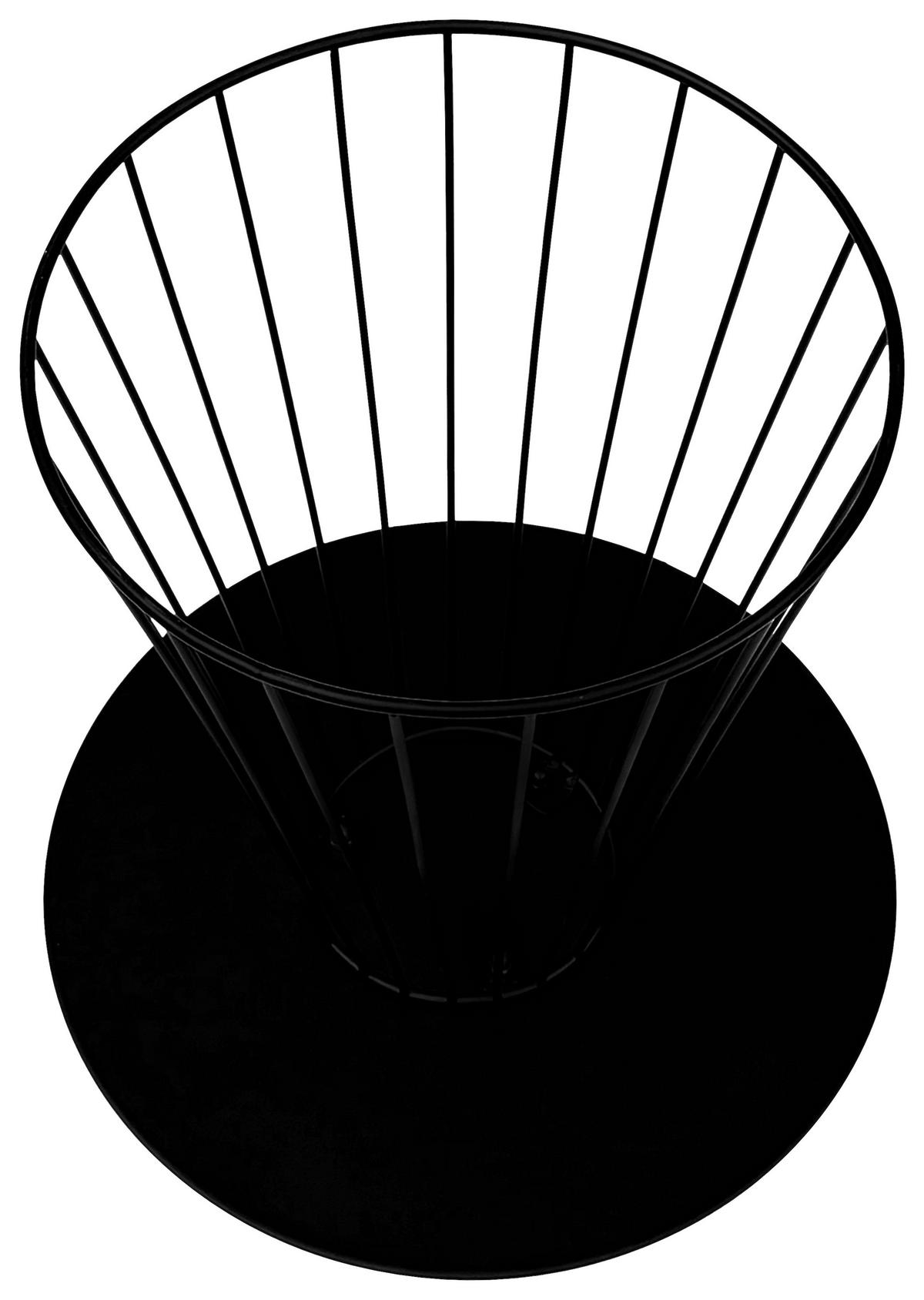 Neapl Stolić - crna, Trend, metal (40/40cm) - Modern Living