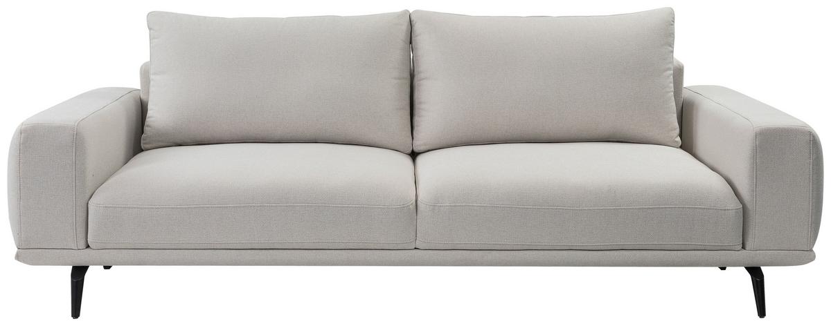 Canapea cu 3 locuri SELENE - crem, Modern, textil (242/89/115cm) - MID.YOU