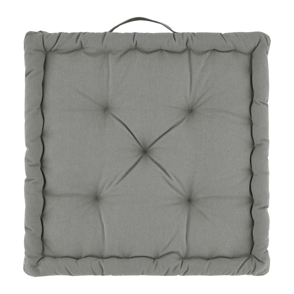 Pernă șezut înaltă Bo - gri, textil (40/40/6cm) - Mömax