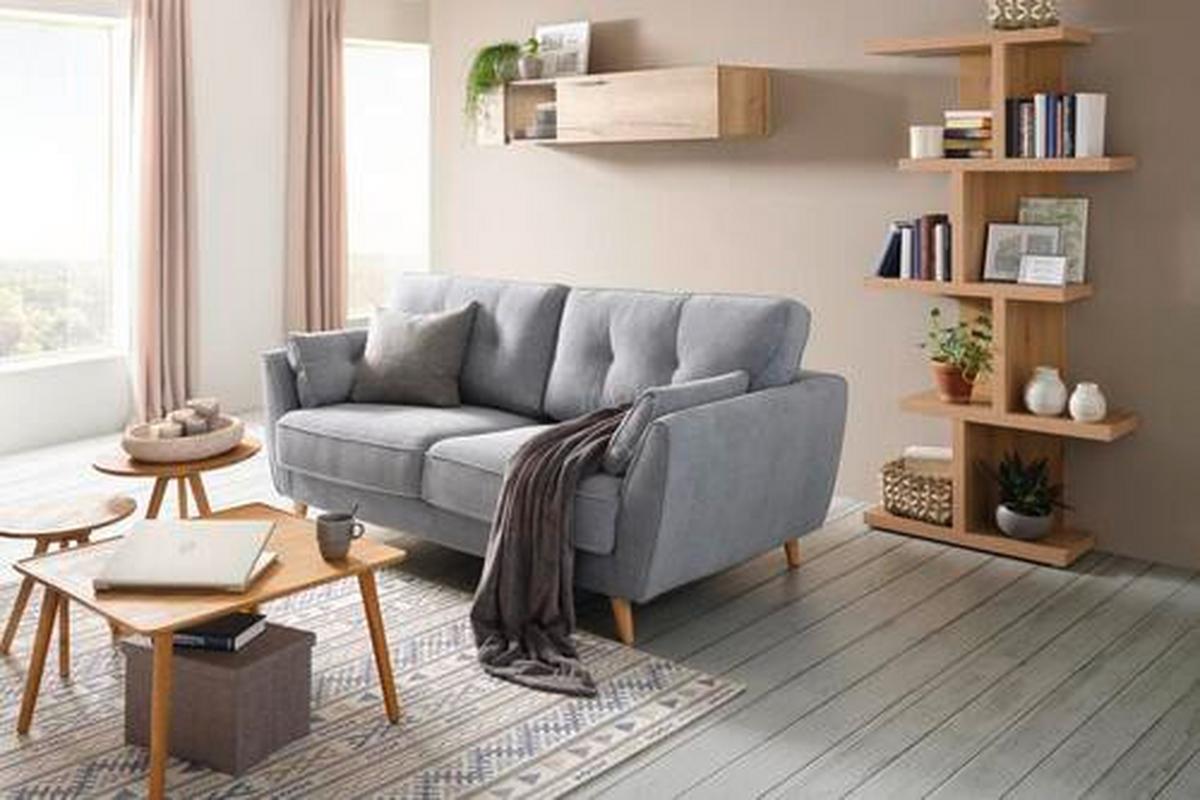 Hängeelement in Eichefarben - Eichefarben/Weiß, MODERN, Holzwerkstoff/Metall (144/35/38cm) - Premium Living