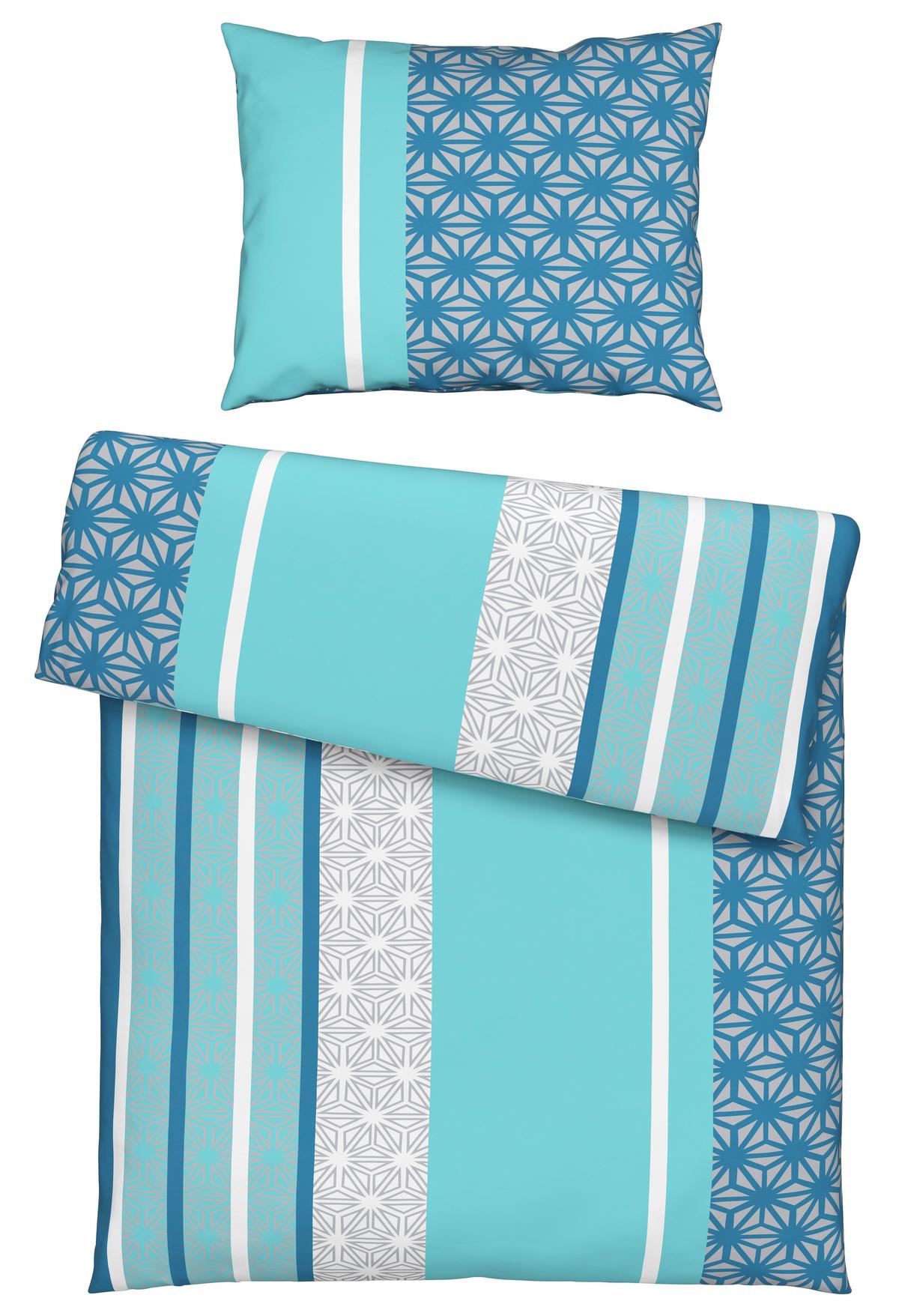 Ágyneműhuzat-garnitúra Sara - türkiz, textil (140/200cm) - Best Price