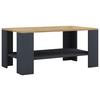 Klubska Miza Dalus, Antracit, 90x41 - antracit, Moderno, leseni material (90/53/41cm) - MID.YOU