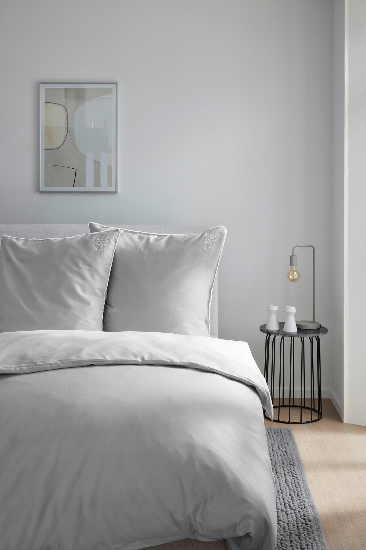 POŚCIEL 5083-810 BUGATTI - kolor srebrny, Basics, tkanina (155/220cm) - Bugatti