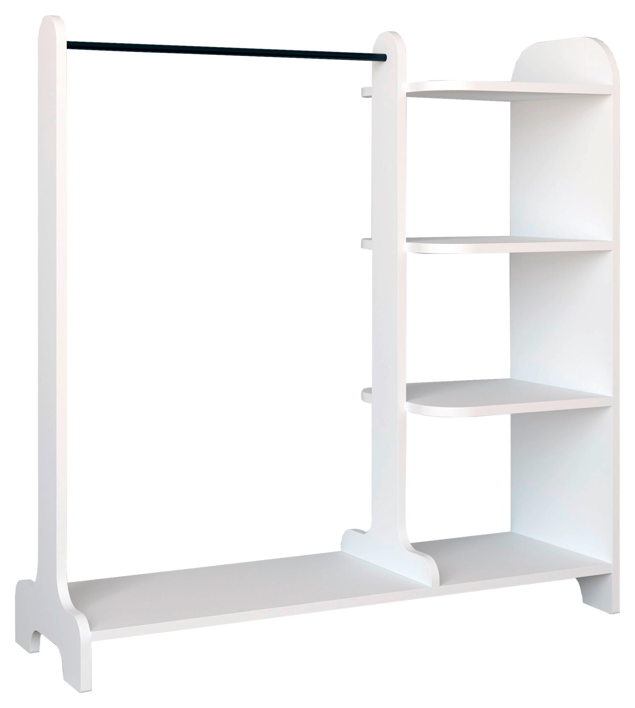 Predsoba Lempu, Bela - bela, Moderno, leseni material (106/110/35cm) - MID.YOU