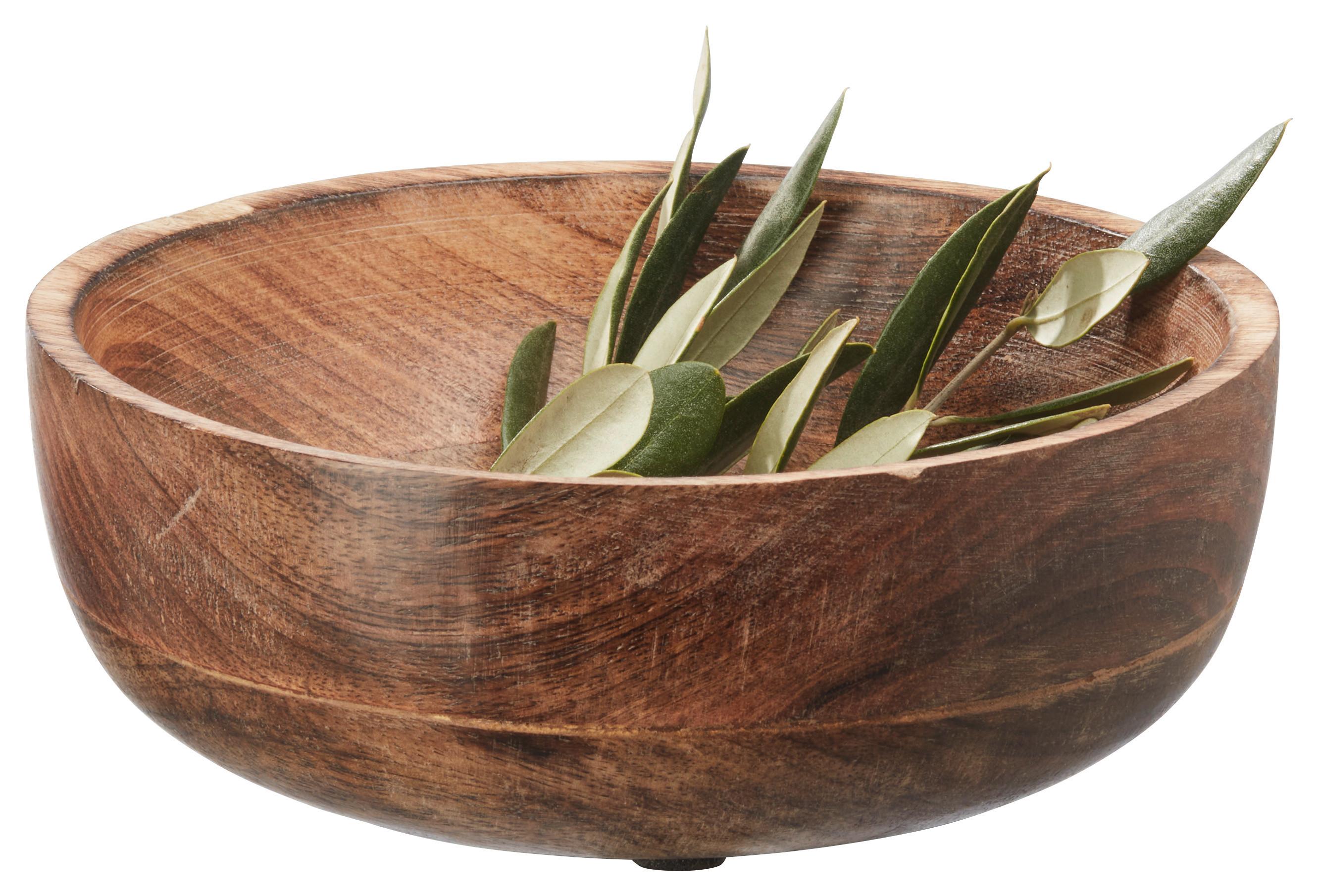 Okrasna Skleda Lamira Ii -Paz- - naravne barve, Trendi, les (19/7cm) - Premium Living