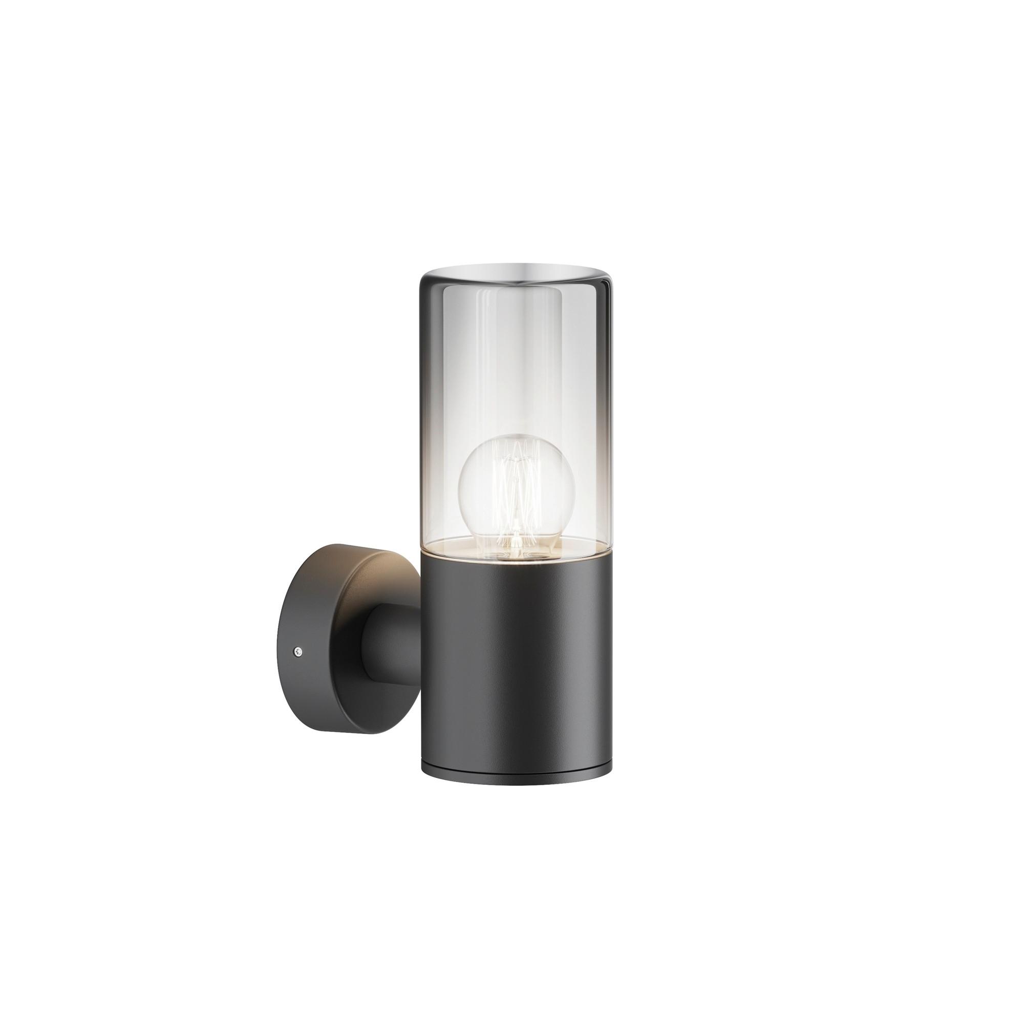 Aussenwandleuchte O432wl-01gf - Dunkelgrau, Design, Glas/Metall (8/21cm) - MAYTONI