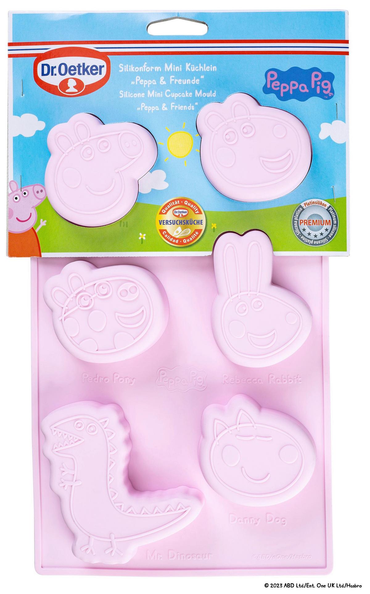 Silikonski Pekač Pujsa Pepa - pink, Trend, umetna masa (3/18/30cm) - Dr.Oetker