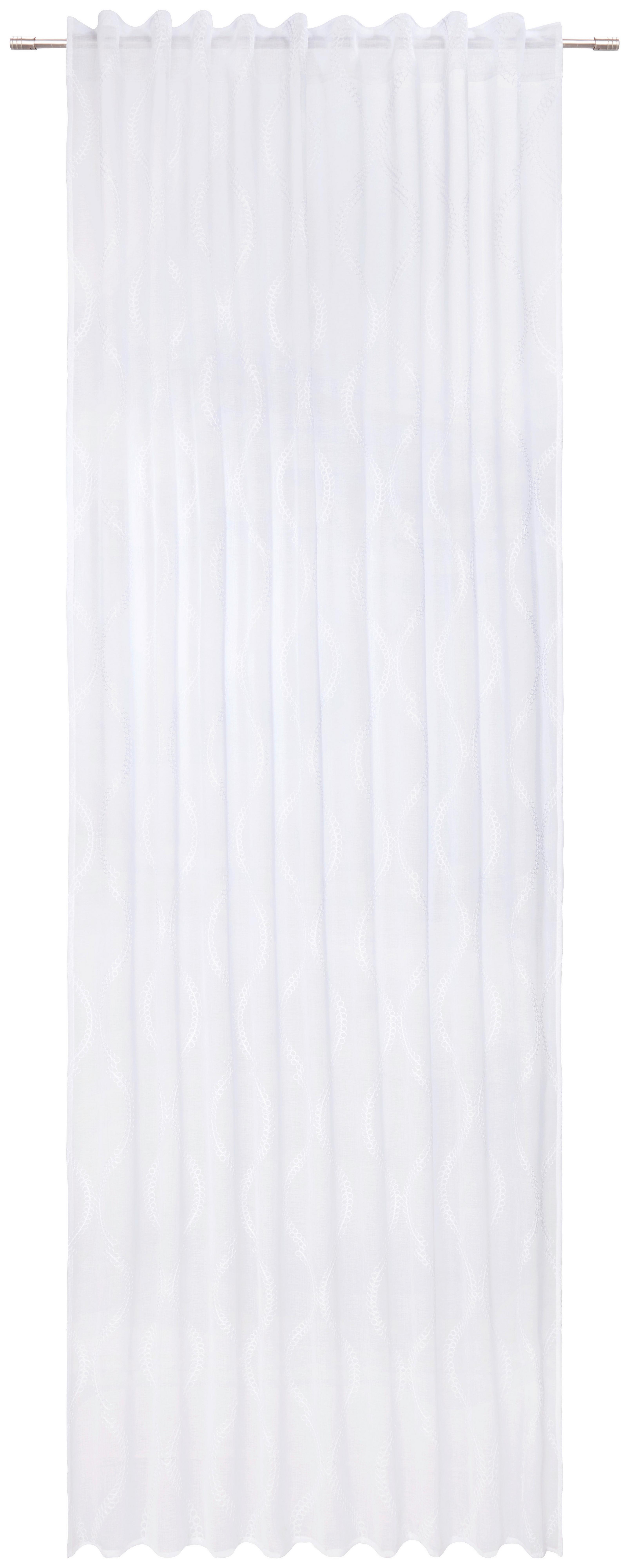 Gotova Zavjesa Orie - bijela, Modern, tekstil (135/255cm) - Modern Living