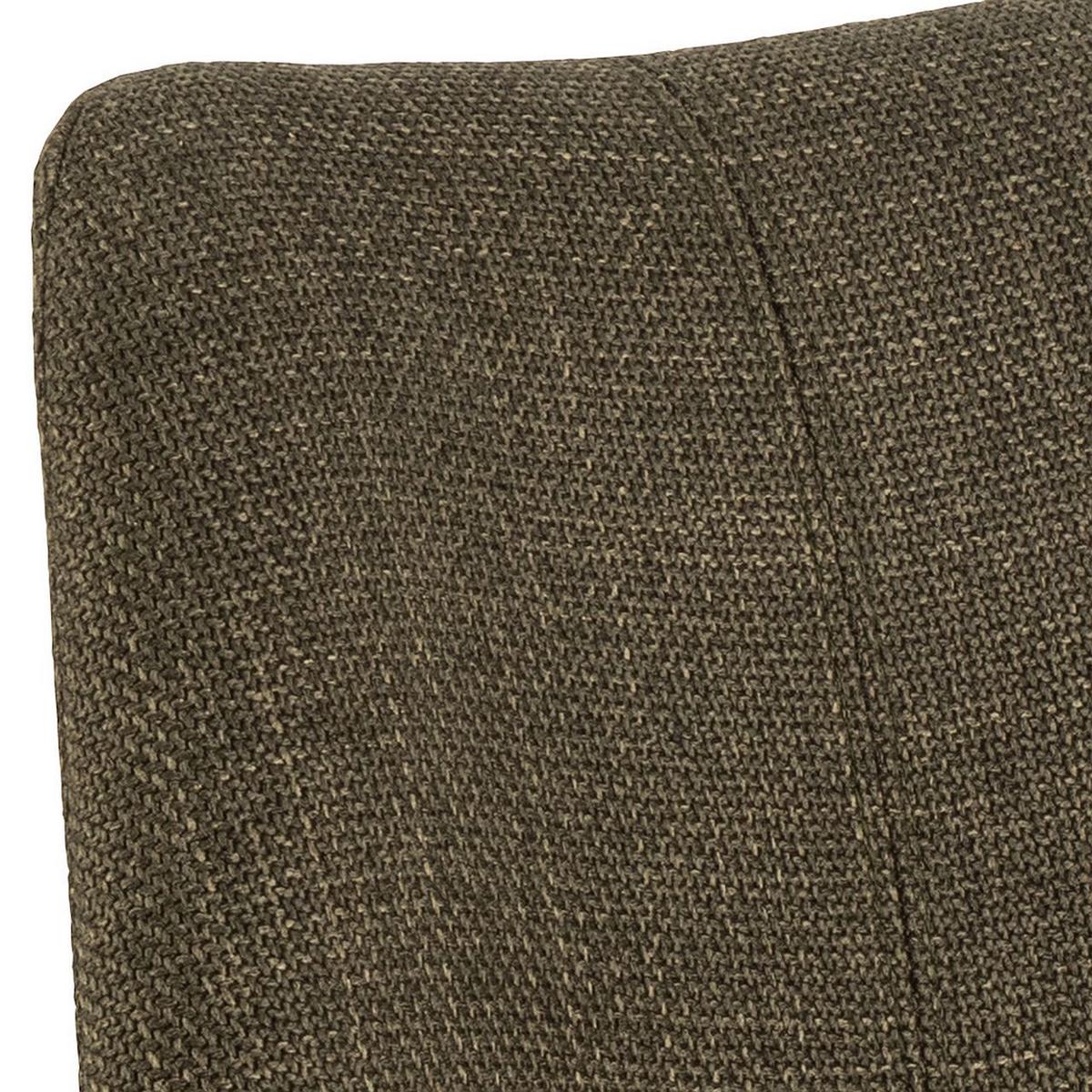 KRZESŁO ERICA - kolor dębowy/zielony, Konventionell, tkanina/drewno (49/84/55cm) - MID.YOU