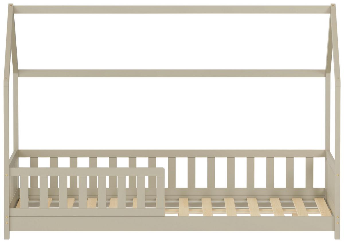 Bodenbett Kids - Beige/Naturfarben, Konventionell, Holz (120/200cm) - Mömax