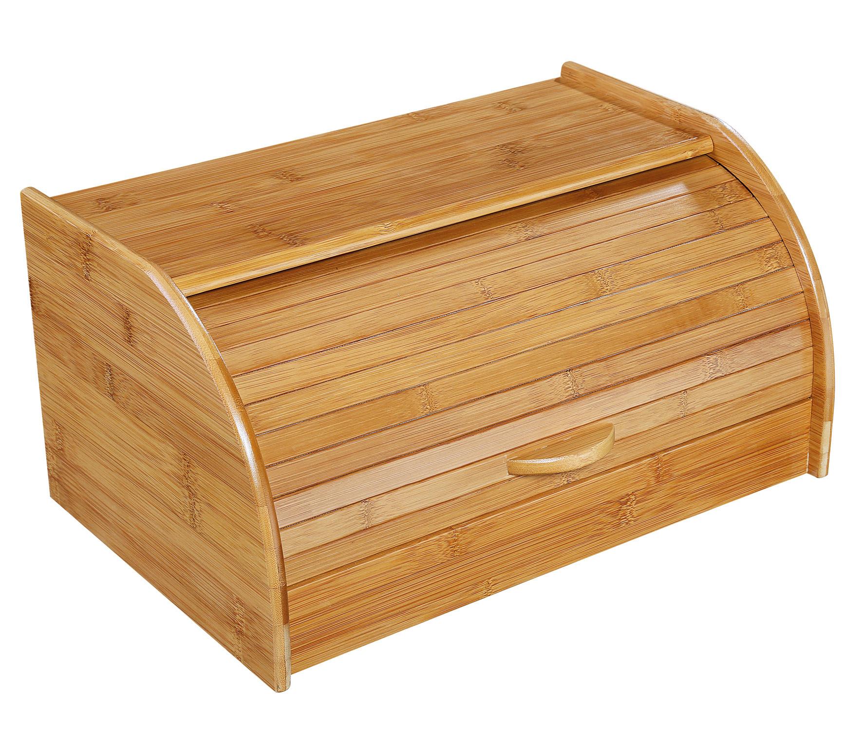 CHLEBAK 054118 - kolor naturalny/jasnobrązowy, Basics, drewno (40/26/20cm) - Zassenhaus