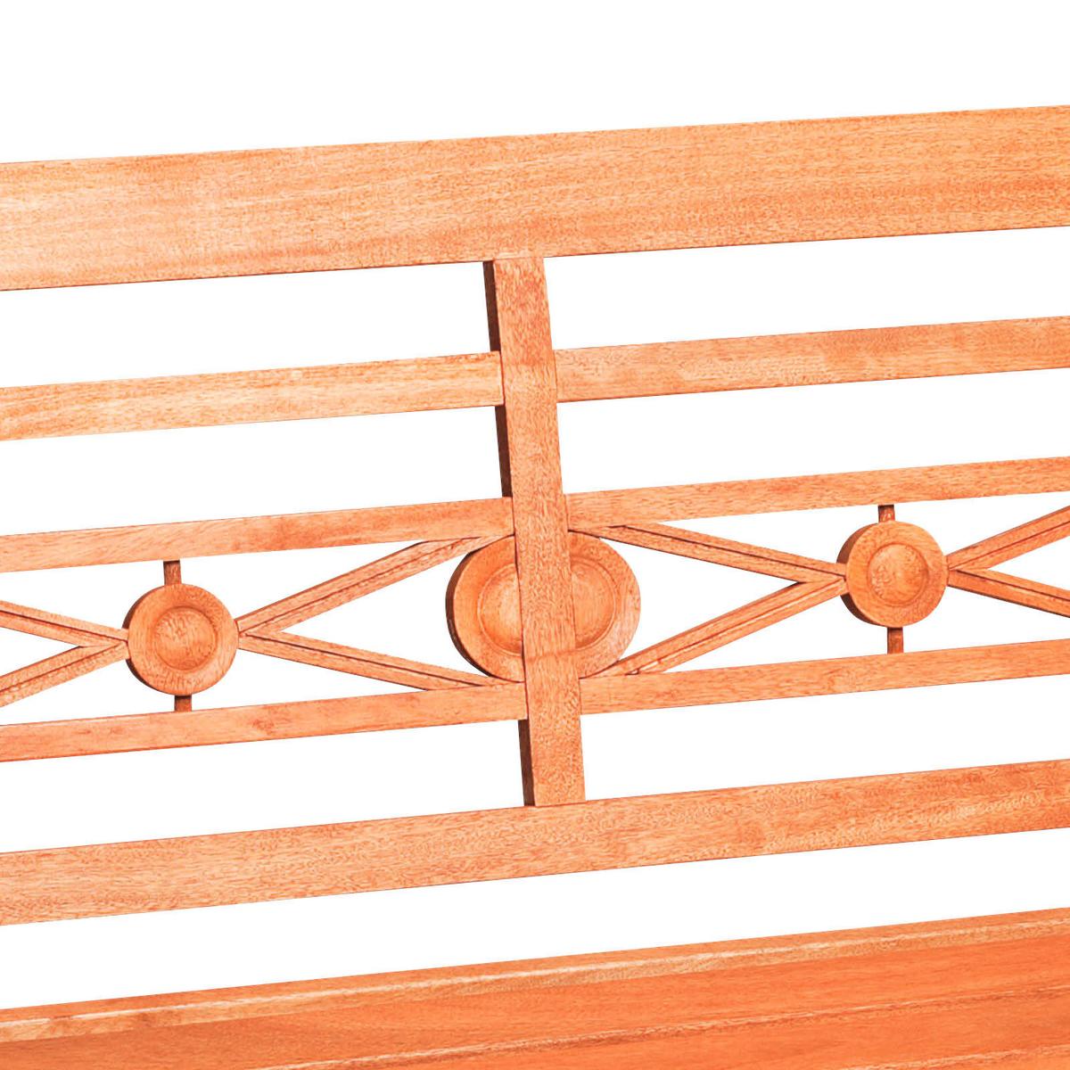 Gartenbank "Havanna" aus Eukalyptus, natur - Naturfarben, KONVENTIONELL, Holz (107/60/90cm) - Gardenson
