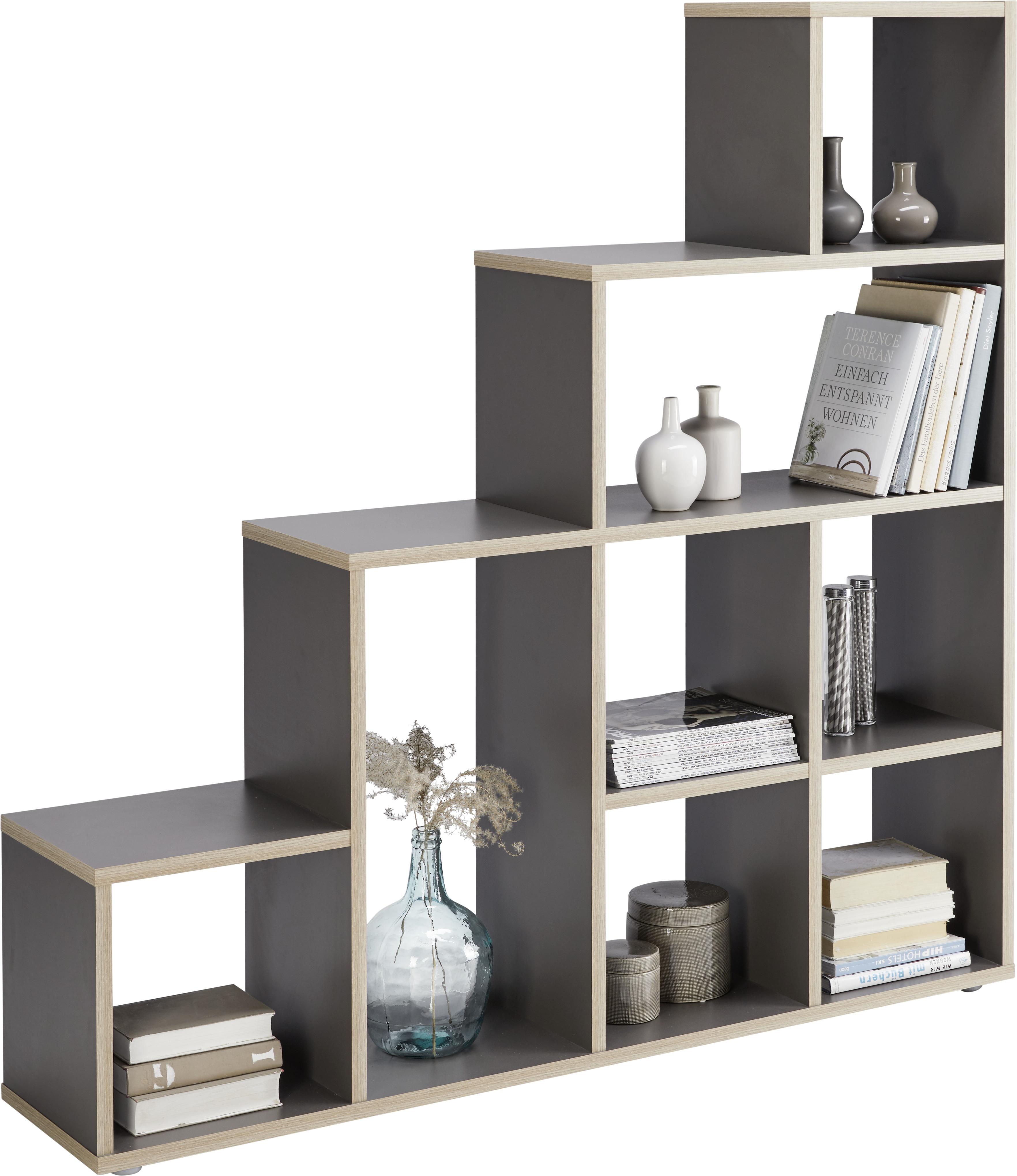 Predelna Stena Cassa 1 - siva/črna, Konvencionalno, leseni material (148/148/33cm) - Mömax