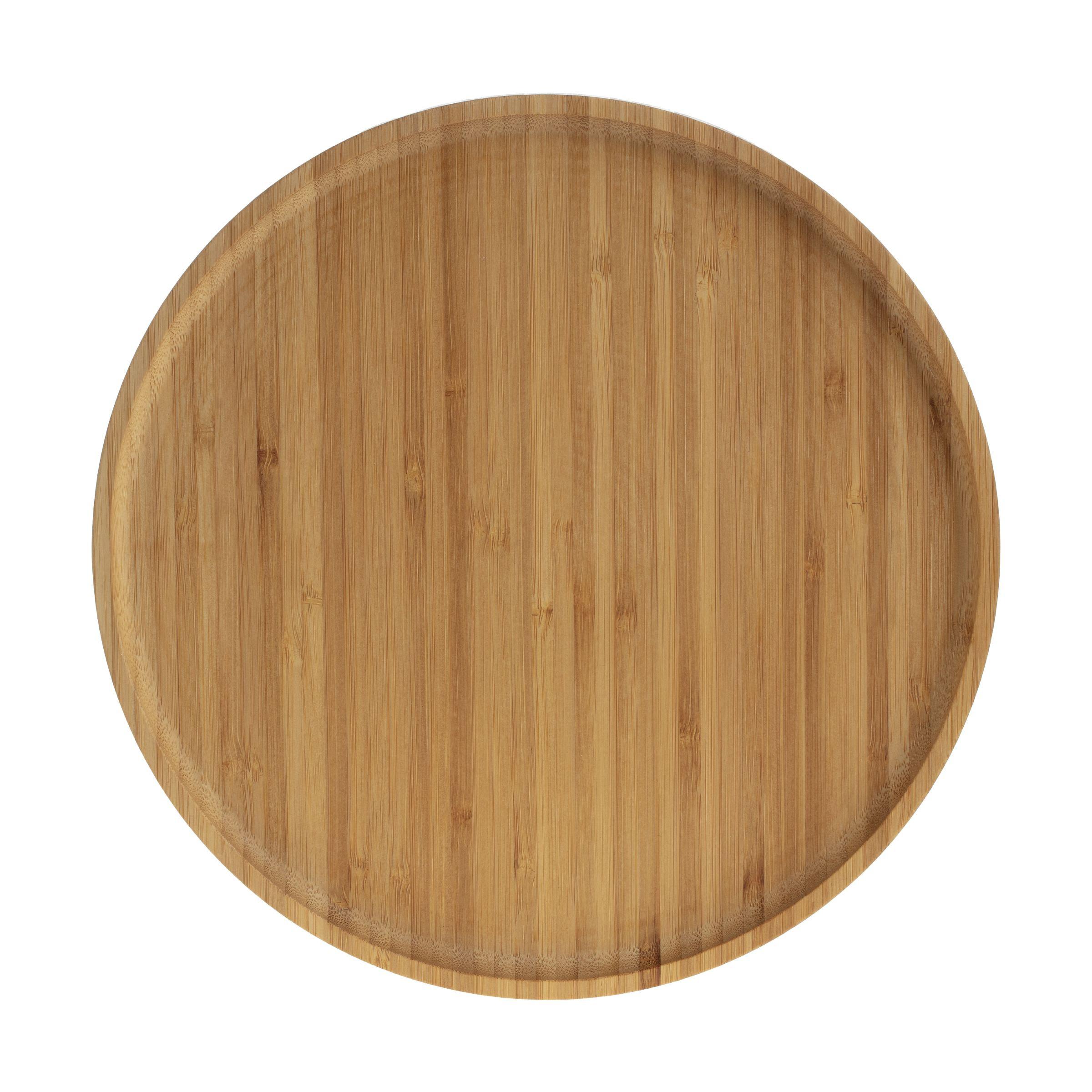 Poslužavnik 25,5cm Dias - tamnobraon, Osnovno, drvo (26,5cm)