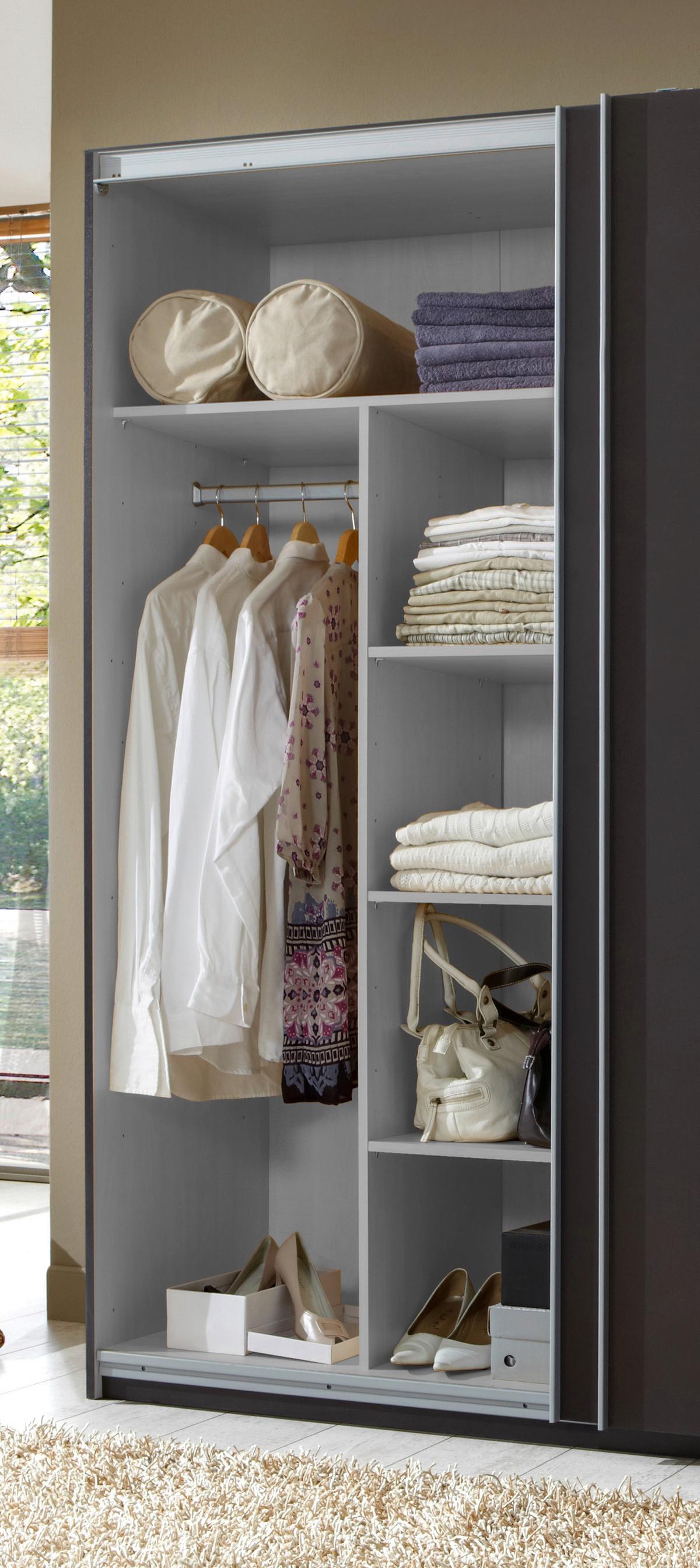 INNENEINTEILUNG WÄSCHEEINTEILUNG - Grau, MODERN, Holzwerkstoff/Metall (87/148/50cm) - MID.YOU